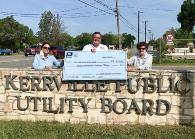 KPUB Employee Check Donation