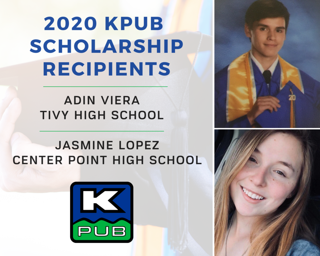 2020 Scholarship Recipients KPUB Scholarship Winners