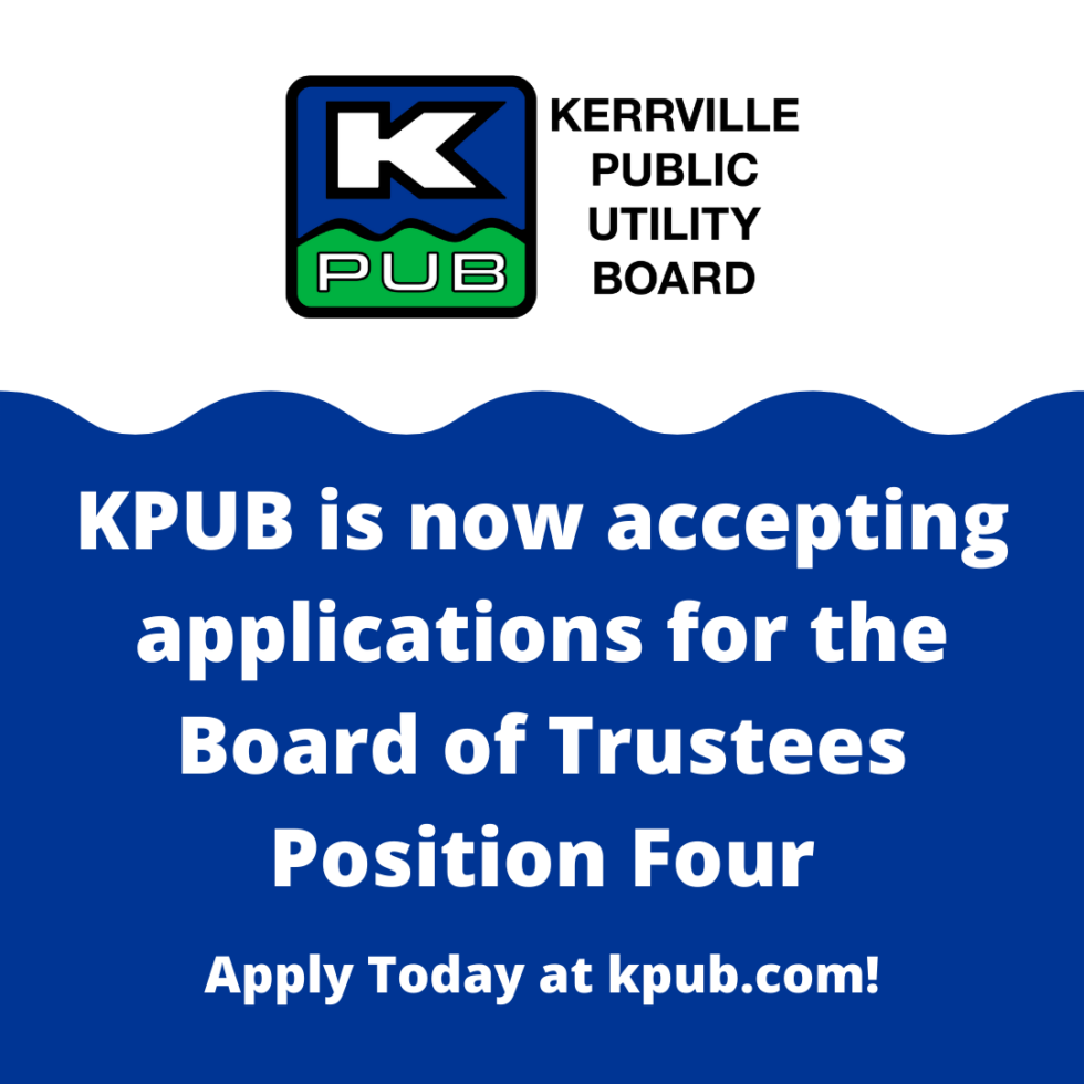 Board Applications for Position Four • Kerrville Public Utility Board
