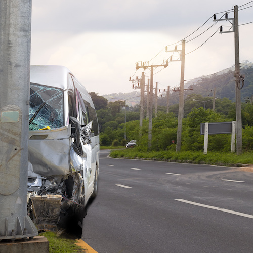 If Your Vehicle Hits a Utility Pole