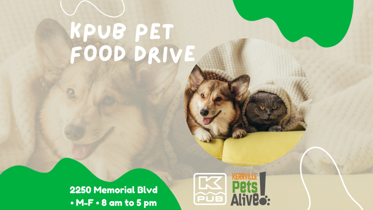 KPUB Pet Food Drive • Kerrville Public Utility Board