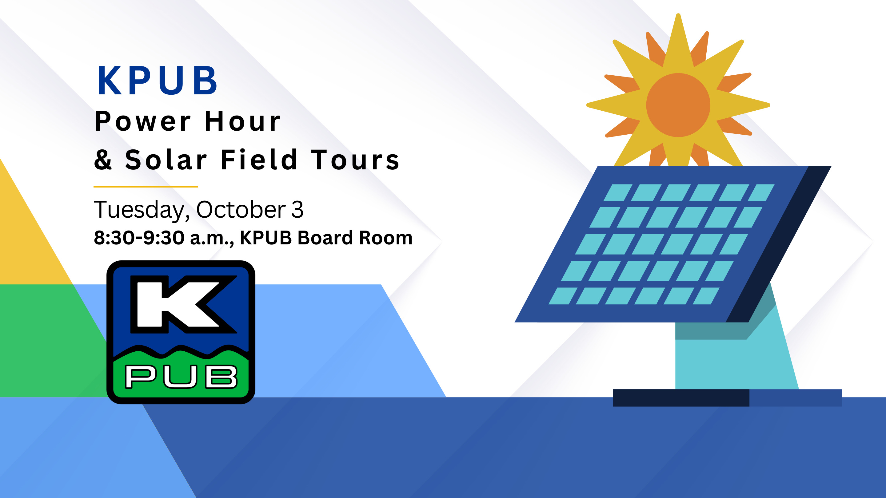 Power Hour & Solar Field Tours Public Power Week 2021