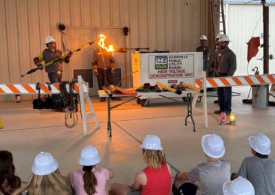 Hunt Elementary arc and spark